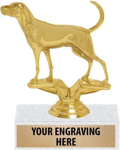 Dog Trophies - 4.75" Coon Hound Dog Trophy Awards Prime in Saudi Arabia