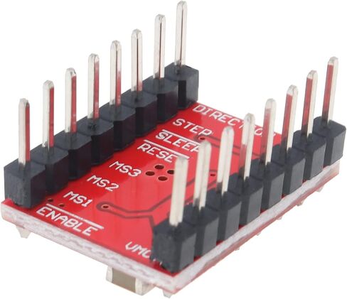 3Pcs Stepper Motor Driver Module with Heat Sink Compatible with Stepstick Stepper A4988 3D Printer Reprap in Saudi Arabia