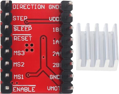 3Pcs Stepper Motor Driver Module with Heat Sink Compatible with Stepstick Stepper A4988 3D Printer Reprap in Saudi Arabia