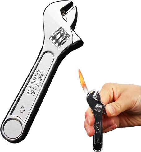 Torch Lighter, Creative Pliers Ax Hammer Design Butane Lighter, Windproof Butane Gas Lighter, Cool Adjustable Soft Flame Lighter, Refillable Butane Lighter for Outdoor Indoor(AX) in Saudi Arabia