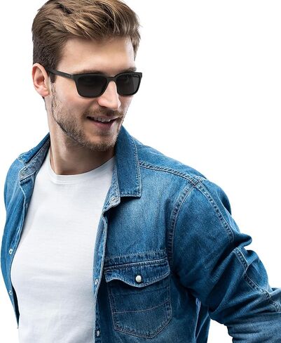 Coach Men's Hc8328u Universal Fit Rectangular Sunglasses in Saudi Arabia