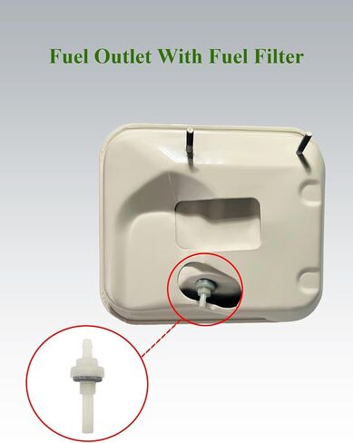 YAMAKATO 196cc 208cc 212cc GAS FUEL TANK Assembly for Honda GX160 GX200 GX140 5.5hp 6.5hp 17510-ZE1-030ZA Generac Washer Black 0.88 gal. in Saudi Arabia