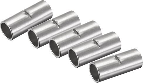 MECCANIXITY Non-Insulated Butt Crimp Terminals 2 AWG for Electrical Wire Splice DIY, Pack of 12 in Saudi Arabia