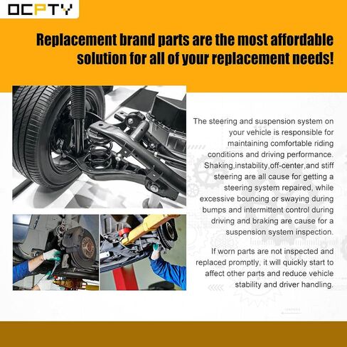 OCPTY - New 8-Piece For 2009-2014 For Nissan Murano Front Inner Outer Tie Rod End Front Sway Bar End Link Front Steering Rack Boots in Saudi Arabia