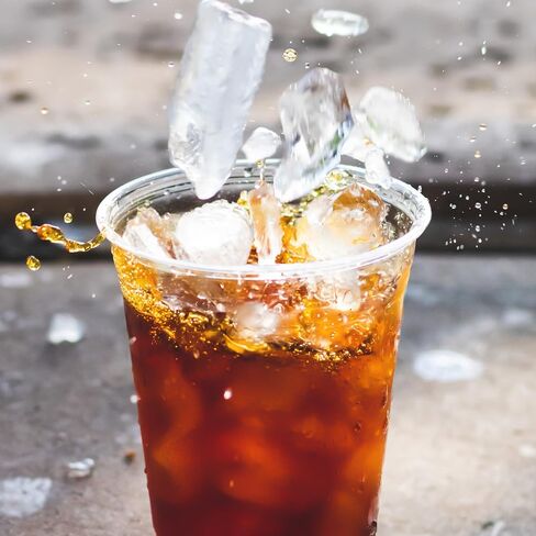 SHOPDAY Disposable Plastic Cups with Lids 8 oz Clear Plastic Cups 50 Pack, Cold Drink Containers Party Cups for Beverage Coffee Soda Juice Smoothie in Saudi Arabia