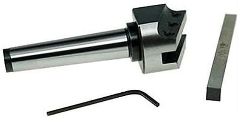 New Fly Cutter MT2 Shank - M10 Drawbar Thread Milling Machine + 5/16" HSS Bit + Key in Saudi Arabia