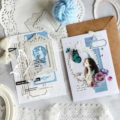 2Pack Vintage Scrapbook Stickers for Junk Journaling Supplies, 60 Pcs Scrapbooking Embellishments, Antique Keys, Locks and Sewing Themed Paper Craft Stickers for Scrapbooking, Collage, Scrap Book in Kuwait