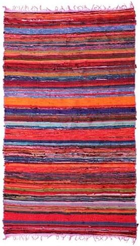 Ekakshx Hand Woven Jute Braided Rug, 2'x3' Natural Color Door Mat Entryway Rug Reversible Farmhouse Accent Rugs for Living Room, Kitchen, Bedroom - 24x36 Inches in Saudi Arabia