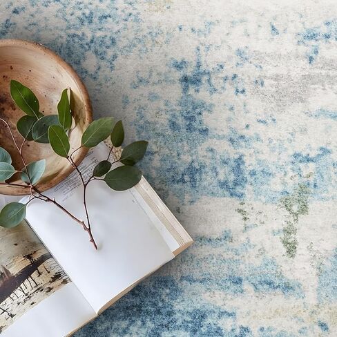 سجادة قابلة للغسل 2×3، سجادة منطقة صغيرة مجردة حديثة، سجادة متوسطة الحجم غير قابلة للانزلاق، سجاد سجاد داخلي قابل للطي للمدخل، المطبخ، الحمام، الغسيل، سجادة الباب، بني فاتح + متعدد in Kuwait