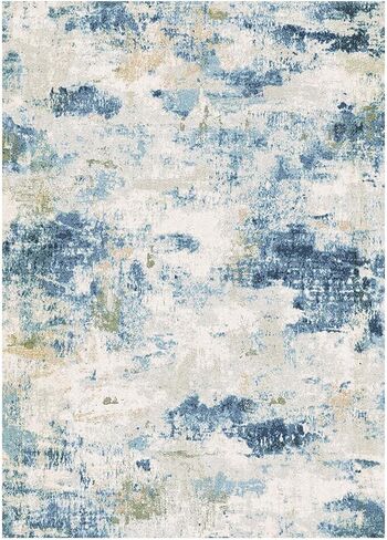 سجادة قابلة للغسل 2×3، سجادة منطقة صغيرة مجردة حديثة، سجادة متوسطة الحجم غير قابلة للانزلاق، سجاد سجاد داخلي قابل للطي للمدخل، المطبخ، الحمام، الغسيل، سجادة الباب، بني فاتح + متعدد in Kuwait