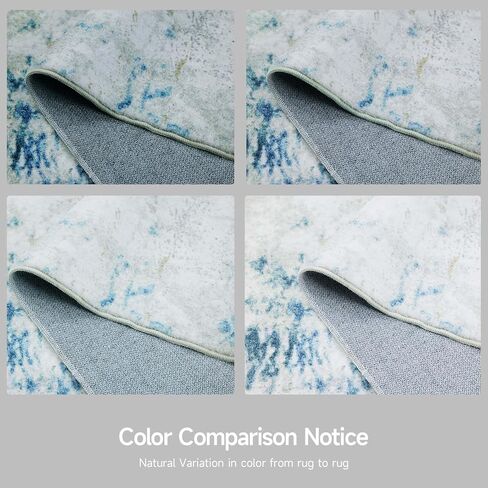 سجادة قابلة للغسل 2×3، سجادة منطقة صغيرة مجردة حديثة، سجادة متوسطة الحجم غير قابلة للانزلاق، سجاد سجاد داخلي قابل للطي للمدخل، المطبخ، الحمام، الغسيل، سجادة الباب، بني فاتح + متعدد in Kuwait