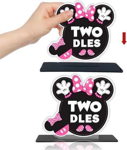 الكرتون الذهبي الوردي الفأر سعيد 2 عيد ميلاد الجدول المركزية الجدول القبعات أوه twodles موضوع الجدول ديكورات ديكور لصبي فتاة الأميرة 2 عيد ميلاد لوازم حفلات التصوير الفوتوغرافي كشك الصور الدعائم in Kuwait