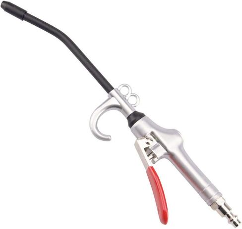 مسدس نفخ الهواء، مسدس نفخ فوهة الهواء Nanhong، مع فوهة تدفق هواء بتصميم حماية مطاطية من الألومنيوم تتكيف مع ملحقات ضاغط الهواء، أداة نفخ الغبار (قياسية) in Kuwait