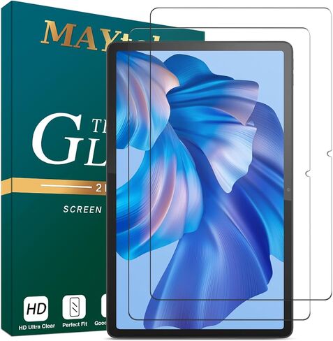 MAYtobe [2-Pack Screen Protector Designed for Lenovo Tab P11/ Lenovo Tab P11 Plus (11 Inch) Tempered Glass, No Bubbles, Scratch-Resistant, Easy to Install in Saudi Arabia