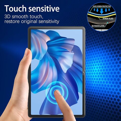 MAYtobe [2-Pack Screen Protector Designed for Lenovo Tab P11/ Lenovo Tab P11 Plus (11 Inch) Tempered Glass, No Bubbles, Scratch-Resistant, Easy to Install in Saudi Arabia