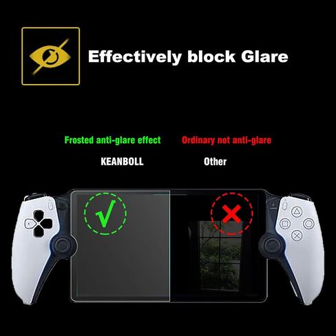 KEANBOLL 3-Pack واقي شاشة غير لامع مضاد للوهج متوافق مع Sony Playstation PS5 Portal 8 بوصة، مرشح شاشة مضاد للوهج وبصمات الأصابع in Saudi Arabia
