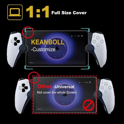 KEANBOLL 3-Pack واقي شاشة غير لامع مضاد للوهج متوافق مع Sony Playstation PS5 Portal 8 بوصة، مرشح شاشة مضاد للوهج وبصمات الأصابع in Saudi Arabia