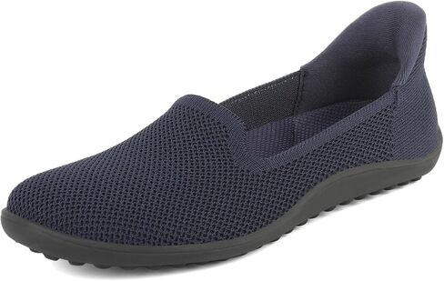 حذاء نسائي من KBZone بمقدمة عريضة سهل الارتداء، حذاء مسطح مريح بمقدمة مستديرة شبكية للمشي in Kuwait