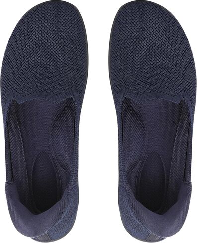 حذاء نسائي من KBZone بمقدمة عريضة سهل الارتداء، حذاء مسطح مريح بمقدمة مستديرة شبكية للمشي in Kuwait