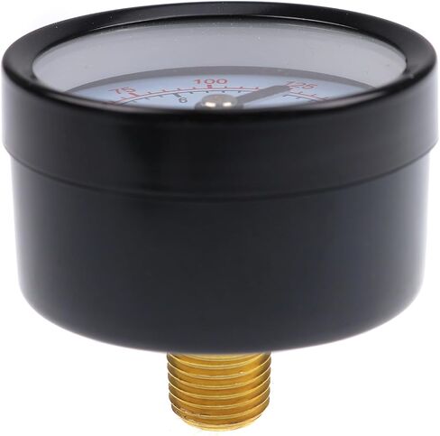 FridayParts Air Compressor 0-200 PSI Pressure Hydraulic Gauge 2" Face Back Mount 1/4" NPT in Saudi Arabia