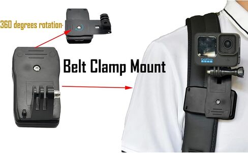 Fotoleey Camera Bicycle Mount Kit Bicycle Mount Chest Strap Mount+ Handlebar Mount for GoPro Hero 12, Hero 11, Hero 10, Ace Pro, Ace in Saudi Arabia
