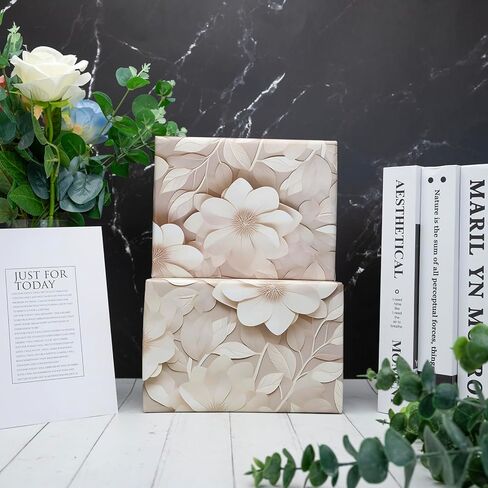 Dtiafu White Wedding Wrapping Pure and Honest Flowers Designs for Women Girls Bridal Mothers Day Birthday Holiday Thanksgiving - 20 x 28 Inch Per Sheet (6 Sheet) in Kuwait