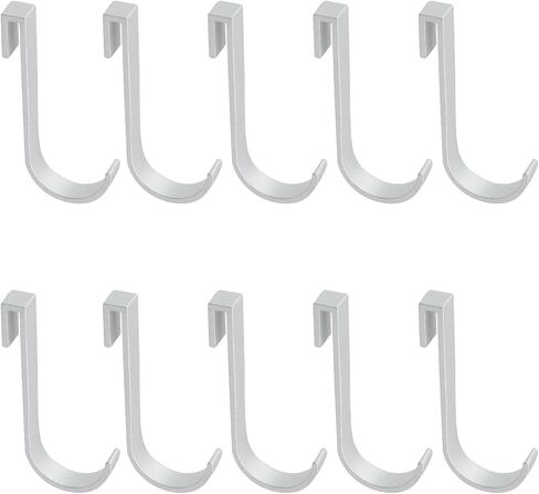 Oedema 10 PCS S Hooks for Hanging 2.28" Length Pot Rack Hooks Gold Small Hooks for Kitchen Utensils, Plants, Bags, Pots, Aluminum Alloy in Saudi Arabia