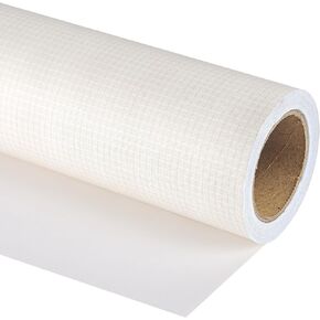 WRAPAHOLIC Wrapping Paper Roll - Mini Roll - 17 Inch X 16.5 Feet - Golden Orange Plaid Design with Silky Touch Perfect for Birthday, Holiday, Wedding, Baby Shower