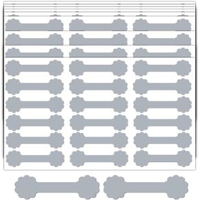 Jewelry Price Tags Silver Blank Jewelry Stickers Jewelry Repair Price and Indentification Tags,0.47X1.73 inch Barbell Jewelry Tags Merchandise Price Labels(1000Pcs)