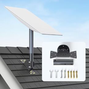 Starlink Short Wall Mount,Starlink Pole Mount,Starlink Roof Wall Mounting kit,Adjustable Starlink Mounting Kit for V2 Starlink Internet Kit Satellite
