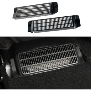Under Seat Air Vent Cover for Model 3 2017 to 2022 Rear Vent Backseat Air Outlet Cover Tesla Interior Accessories (Set of 2)
