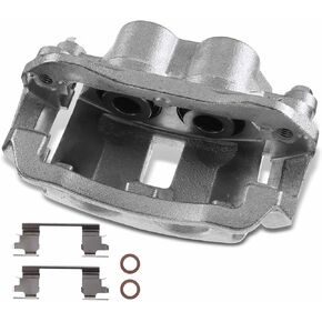 A-Premium Disc Brake Caliper Assembly with Bracket Compatible with Select Chevy and GMC Models - Express 2500/Savana 2500 2003 2004 2005 2006 - Rear Left Driver Side