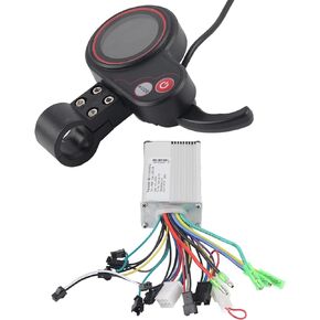 AYNEFY Eletric Scooter Controller with LCD Display,Controller LCD Display Control Panel with Shift Switch Accessory for Electric Bike Scooter