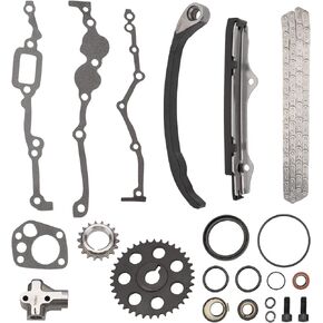 BRTEC Engine Timing Chain Kit TK3005 Fit for 1989-1997 NISSAN PICKUP 240SX D21 STANZA AXXESS Timing Chain Kit With Gaskets and Oil Seal 2.4L