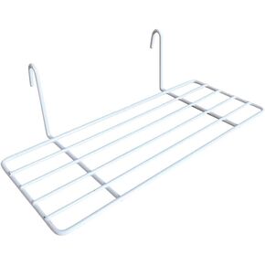 Zerodeko Wall Mount Shelves Wire Shelf Rack Straight Shelf Bracket Picture Ledge Shelf Wire Storage Basket Rack Hanging Wall Basket Straight Corner Shelf Pallet Racking Wrought Iron Panel