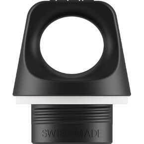 غطاء لولبي أسود من SIGG (مقاس واحد)، غطاء احتياطي لزجاجة مياه SIGG ذات فتحة ضيقة أو محول WMB، غطاء زجاجة مياه مانع للتسرب صغير