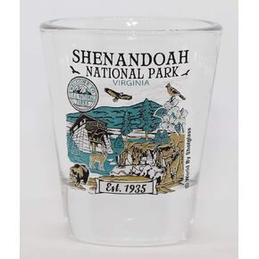 Shenandoah Virginia National Park Series Collection Shot Glass