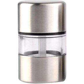 Mini Salt and Pepper Grinder Spice Mill Shakers Portable and Travel-Friendly Ceramic Grinders Small Size for Home Restaurant Camping