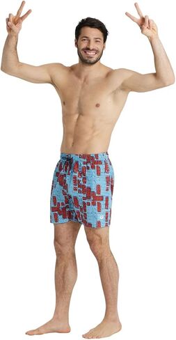 ARENA Men's Standard Boxer Allover Swim Trunk Beach Shorts in Saudi Arabia