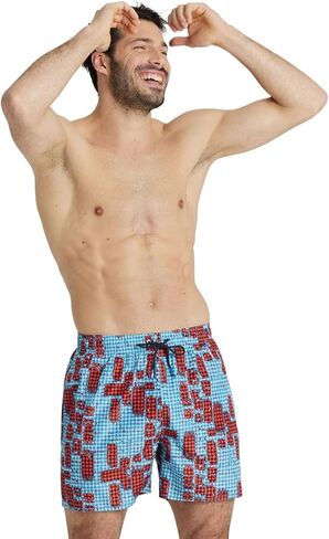 ARENA Men's Standard Boxer Allover Swim Trunk Beach Shorts in Saudi Arabia