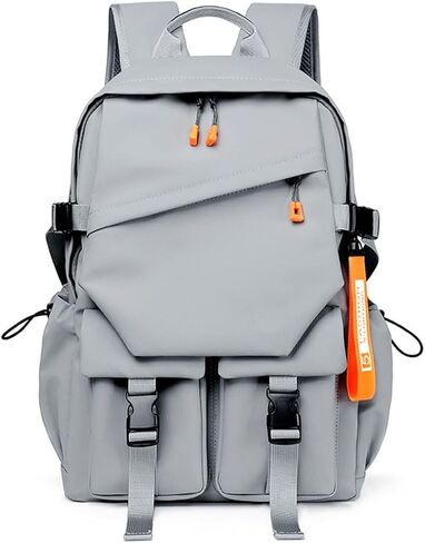 GSAD School Backpack for Boy Casual Aesthetic Backpack for Teens Girls Middle School Bookbag Travel Students Back Pack Daypack Black in Saudi Arabia