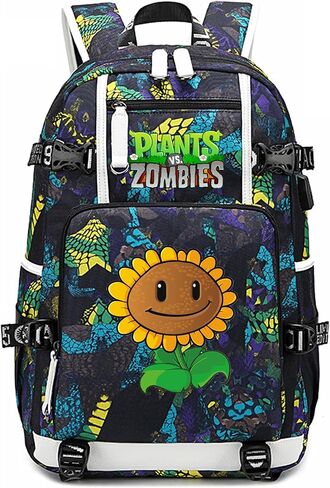 ISaikoy Game Plants vs. Zombies Backpack Shoulder Bag Bookbag School Bag Daypack Satchel Laptop Bag Color Blue21 in Saudi Arabia