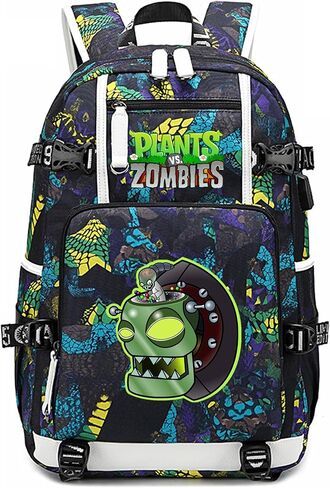 ISaikoy Game Plants vs. Zombies Backpack Shoulder Bag Bookbag School Bag Daypack Satchel Laptop Bag Color Blue21 in Saudi Arabia