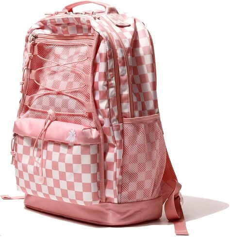 Kalesi Laptop Backpack School College or Work Bookbag, Large Anti Theft Travel Bag, 15.6-Inch Daypack for Men & Women Teens (Light pink) in Saudi Arabia