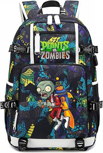 ISaikoy Game Plants vs. Zombies Backpack Shoulder Bag Bookbag School Bag Daypack Satchel Laptop Bag Color Blue21 in Saudi Arabia