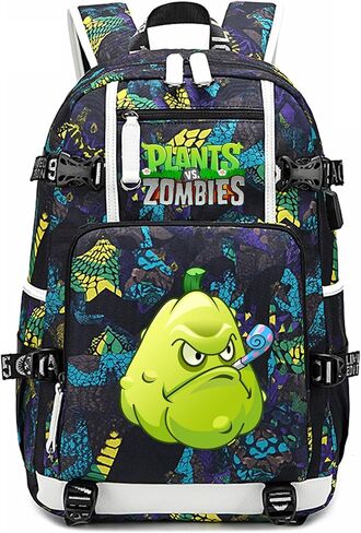 ISaikoy Game Plants vs. Zombies Backpack Shoulder Bag Bookbag School Bag Daypack Satchel Laptop Bag Color Blue21 in Saudi Arabia