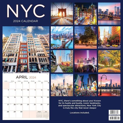 TF PUBLISHING 2024 Chicago Wall Calendar | Large Grids for Appointments and Scheduling | Vertical Monthly Wall Calendar 2024 | Home and Office Organization | Premium Gloss Paper | 12"x12" in Saudi Arabia
