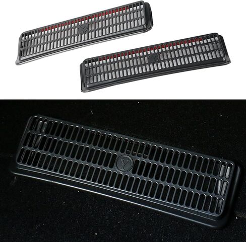 Under Seat Air Vent Cover for Model 3 2017 to 2022 Rear Vent Backseat Air Outlet Cover Tesla Interior Accessories (Set of 2) in Saudi Arabia