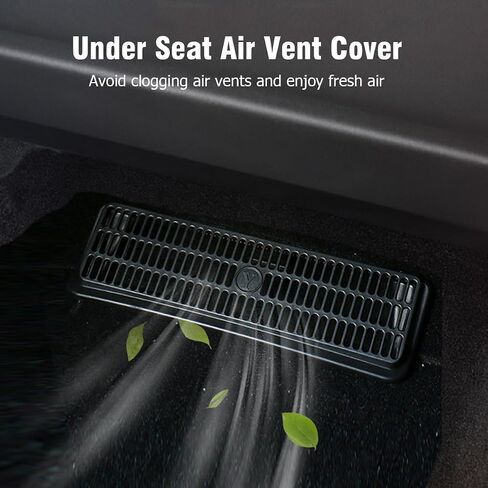 Under Seat Air Vent Cover for Model 3 2017 to 2022 Rear Vent Backseat Air Outlet Cover Tesla Interior Accessories (Set of 2) in Saudi Arabia