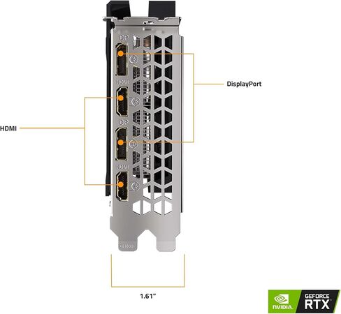 GIGABYTE GeForce RTX 3050 Eagle OC 8G Graphics Card, 2X WINDFORCE Fans, 8GB 128-bit GDDR6, GV-N3050EAGLE OC-8GD Video Card in Saudi Arabia